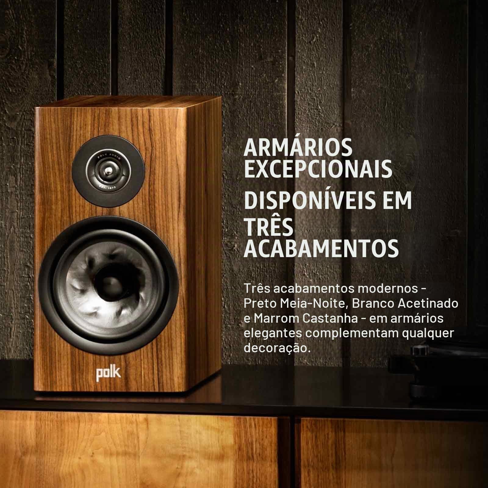 Polk Audio Reserve R200 Bookshelf Hi-Res Audio - Black - Par